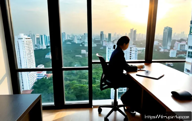 Home 17 에르고노믹 가구 구매 시 리세일 가치 - Photorealistic bright Bangkok condominium living room, a well-maintained ergonomic office chair and ...
